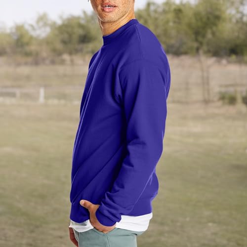 Hanes Men's EcoSmart Sweatshirt, Black, Large