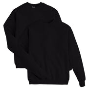 Hanes Men's EcoSmart Sweatshirt, Black, Large