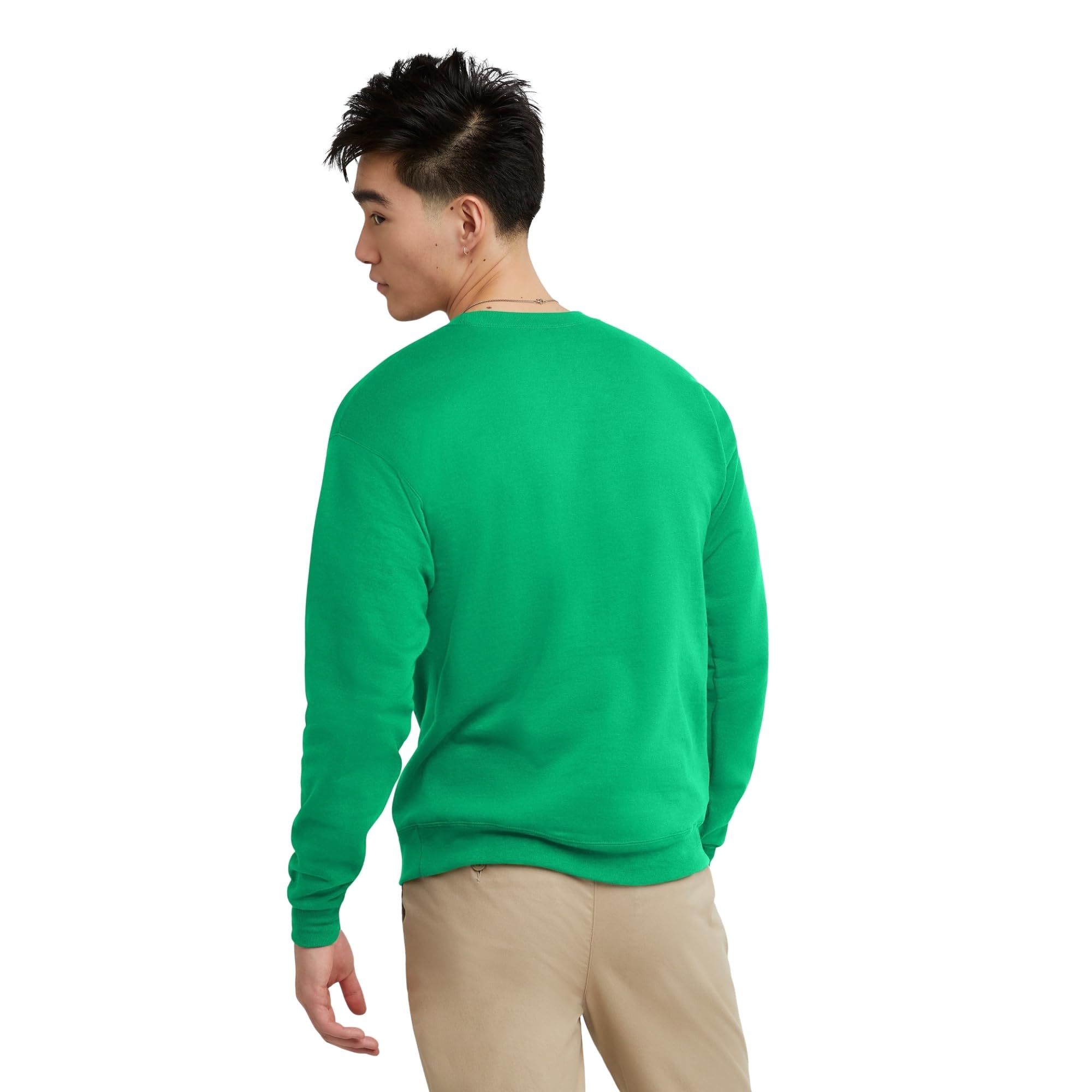 Hanes Men's EcoSmart Sweatshirt, Black, Large