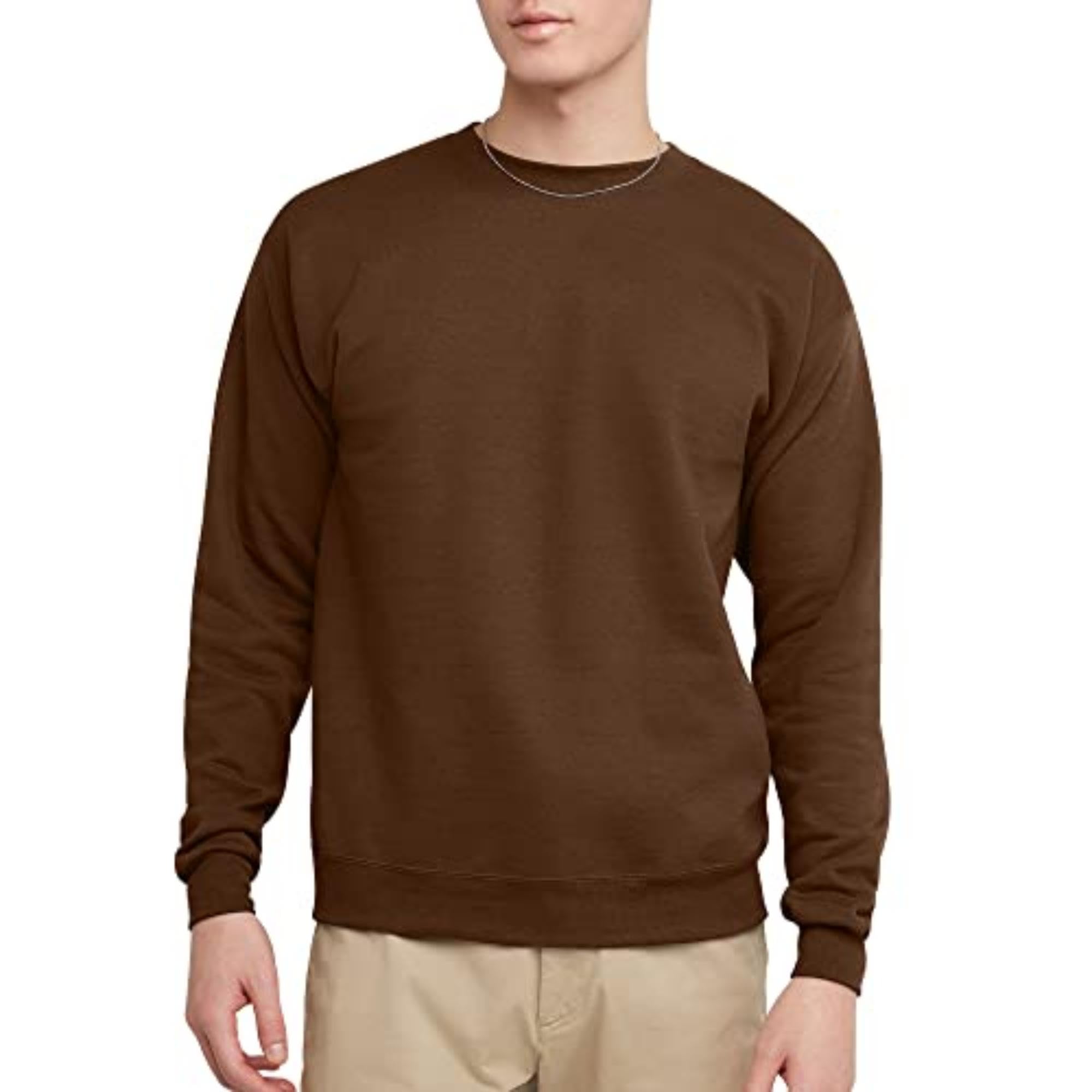 Hanes Men's EcoSmart Sweatshirt, Black, Large
