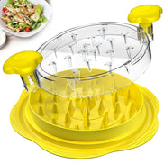 SURETIVIAN Chicken Shredder Large Chicken Breast Shredder Tool Twist with Brush&Fork, Visible Meat Shredder Machine, Strong Anti-Slip Strip, Ergonomic Handle, BPA Free, Suitable for Pork Beef Chicken