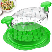 SURETIVIAN Chicken Shredder Large Chicken Breast Shredder Tool Twist with Brush&Fork, Visible Meat Shredder Machine, Strong Anti-Slip Strip, Ergonomic Handle, BPA Free, Suitable for Pork Beef Chicken