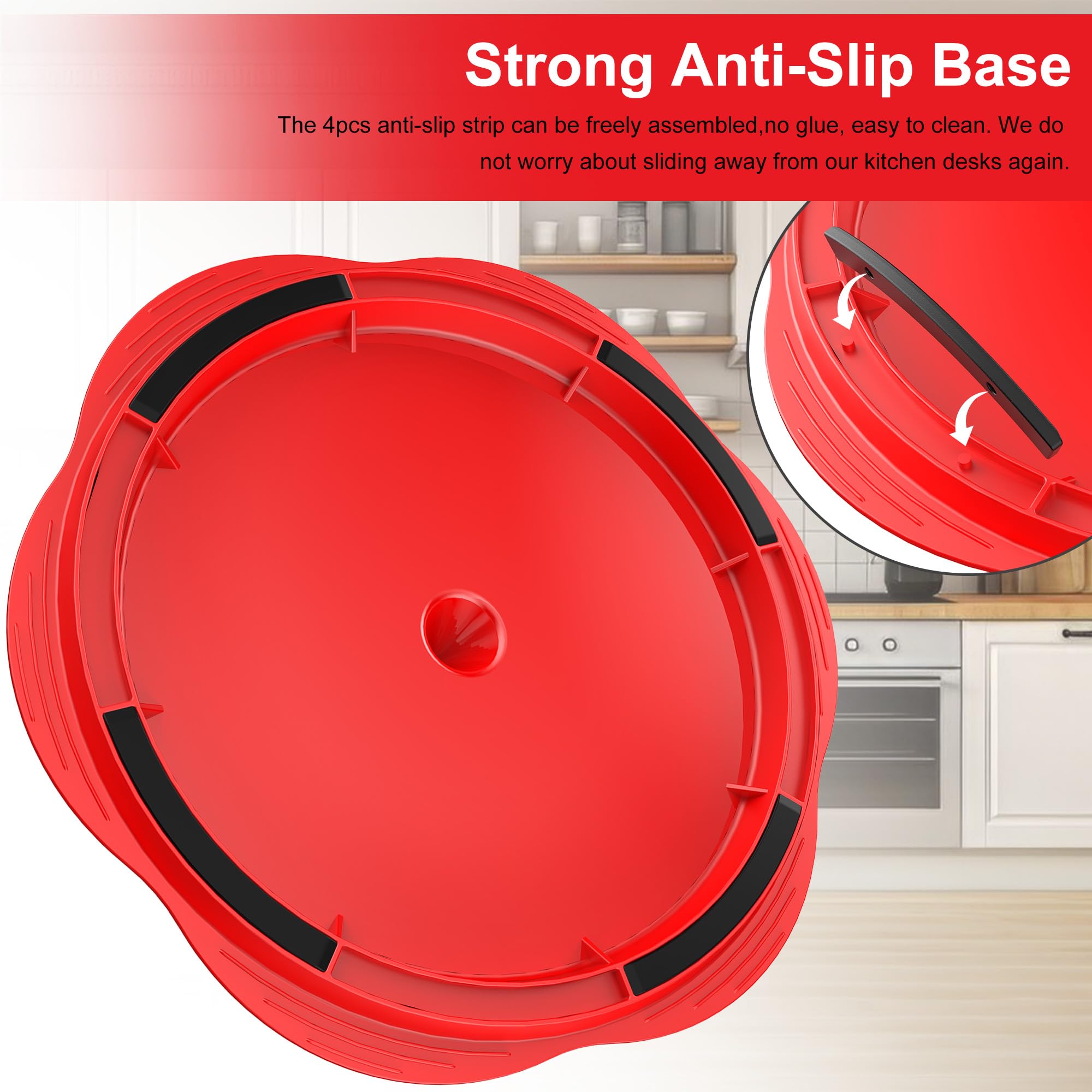 SURETIVIAN Chicken Shredder Large Chicken Breast Shredder Tool Twist with Brush&Fork, Visible Meat Shredder Machine, Strong Anti-Slip Strip, Ergonomic Handle, BPA Free, Suitable for Pork Beef Chicken