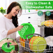 SURETIVIAN Chicken Shredder Large Chicken Breast Shredder Tool Twist with Brush&Fork, Visible Meat Shredder Machine, Strong Anti-Slip Strip, Ergonomic Handle, BPA Free, Suitable for Pork Beef Chicken