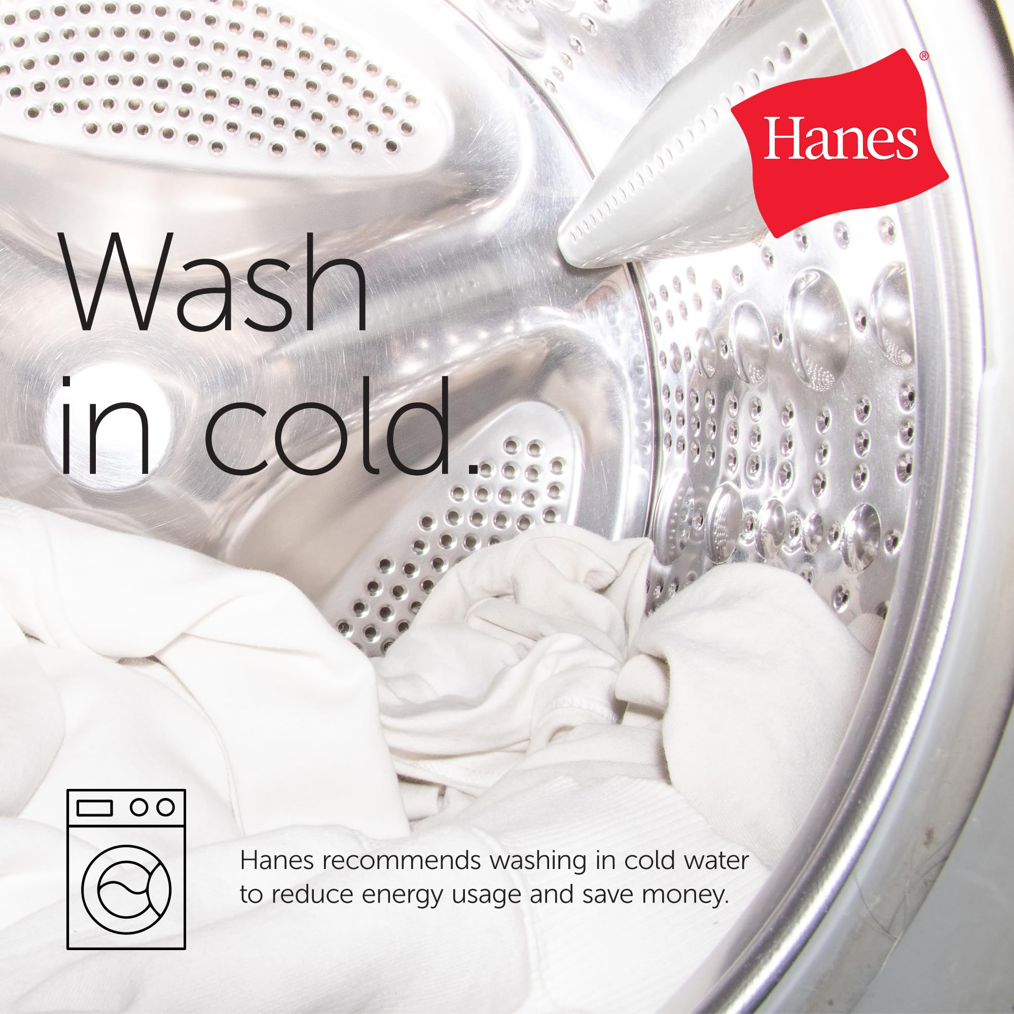 Hanes Men's EcoSmart Sweatshirt, Black, Large