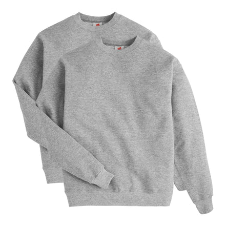 Hanes Men's EcoSmart Sweatshirt, Black, Large